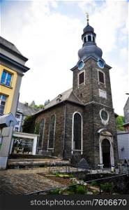 Stone church in Monschau Germany