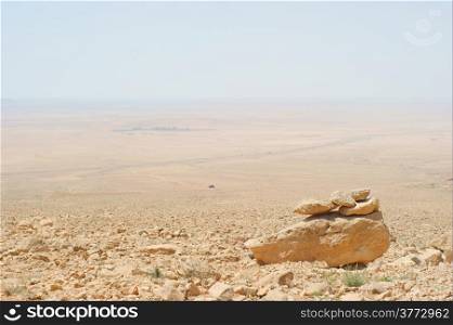 Stone desert in midle east