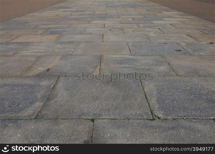 Stone floor background. Perspective view of stone floor texture useful as a background