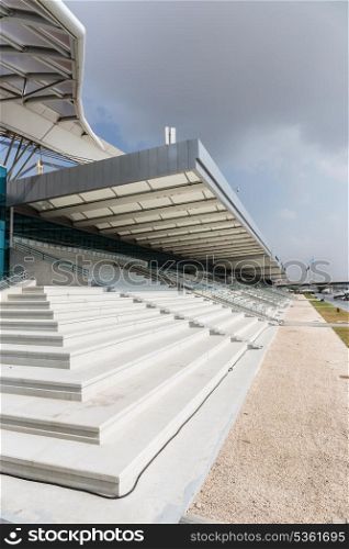 stone grandstand