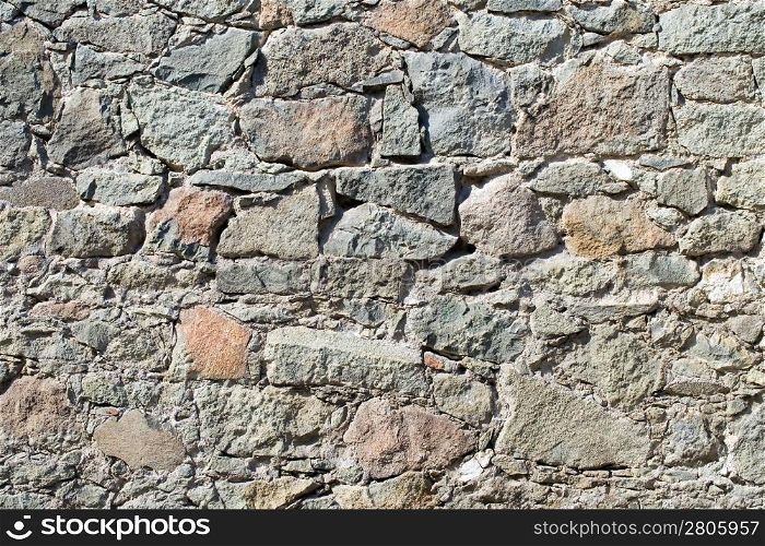 Stone masonry closeup background.