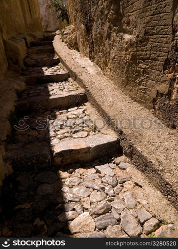 Stone pathway in Rhodes Greece