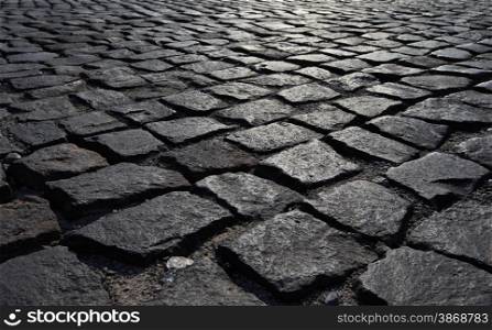 Stone road texture