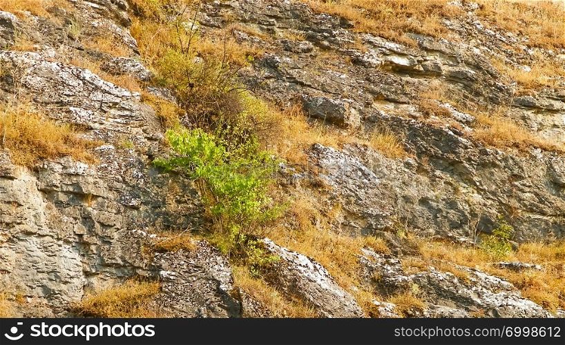 Stone rocks as nature background. Close up in rocks on Ochrid coast, Macedonia. Nature background, copy space.. Stone rocks as nature background.