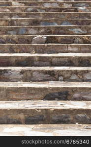 Stone stairs. Stairs in the park, a stone, stacked.