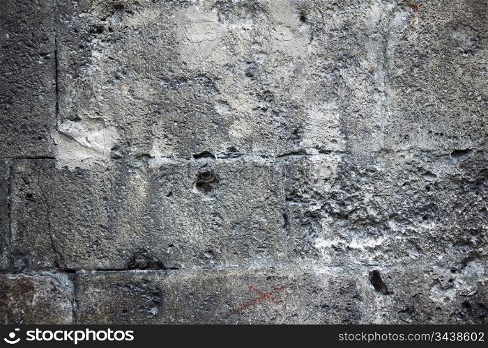 stone wall close up macro