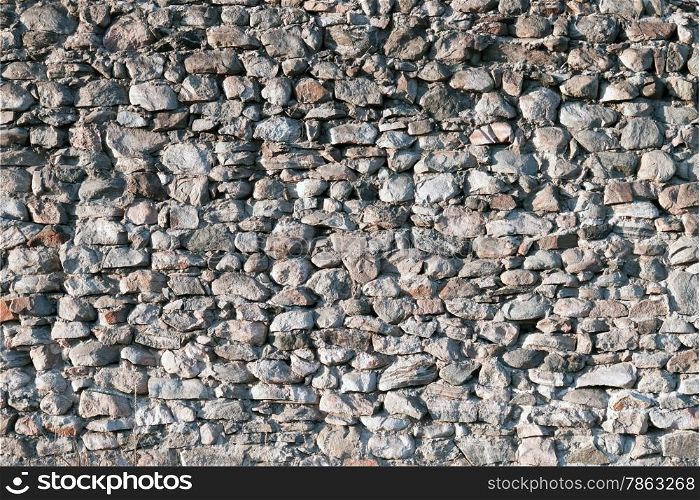 Stone wall of an old building
