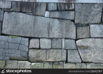 Stone wall of castle