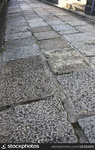 Stone wall path