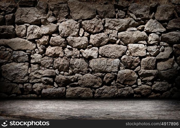 stone wall texture. Texture of old rock wall for background