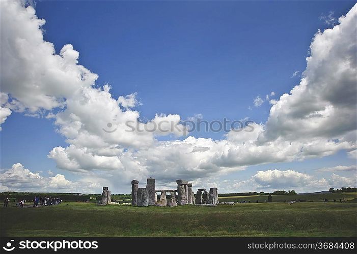 Stonehenge is aligned with the midsummer sunrise and midwinter sunset in England to celebrate the solstice.