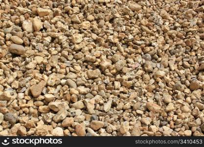 stones of a sand pit on full page