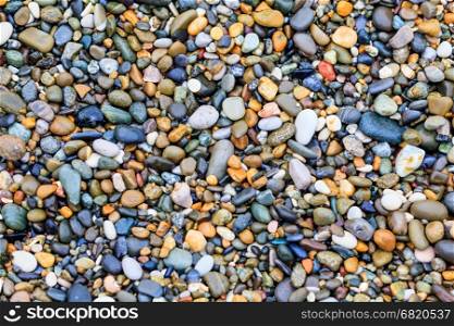 stones on the beach. stone background