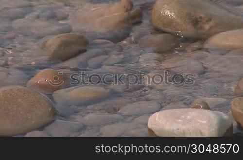 stones on the river