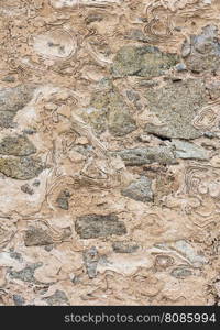 Stony wall close up, background.