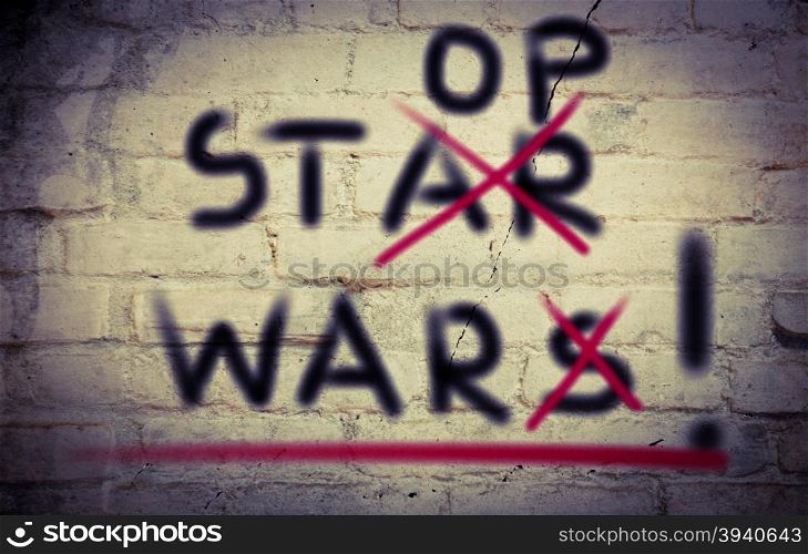 Stop War Concept