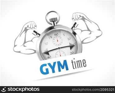 Stopwatch - GYM time concept