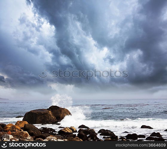 storm at sea