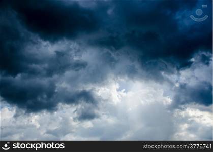 storm cloud background before rain