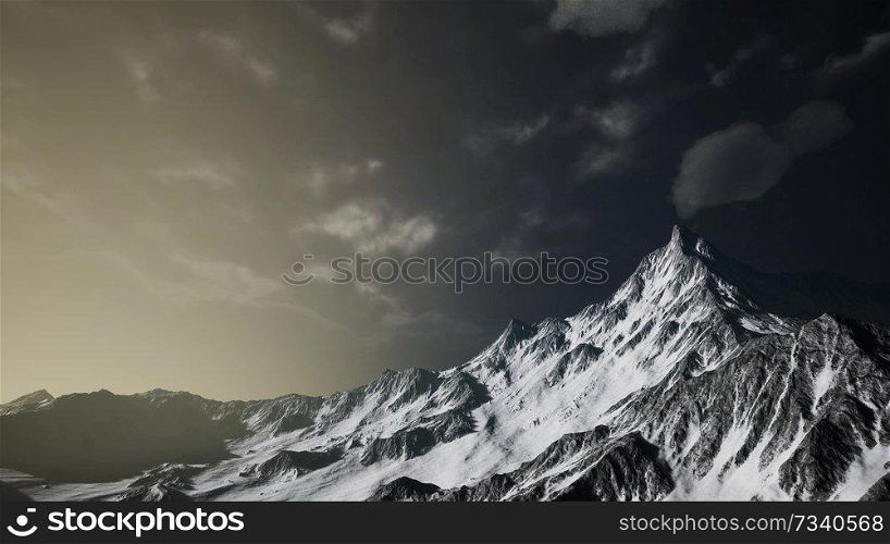 storm cloud over dolomites mountains. Storm Cloud over Dolomites