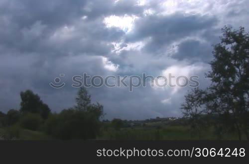 Storm clouds before the storm