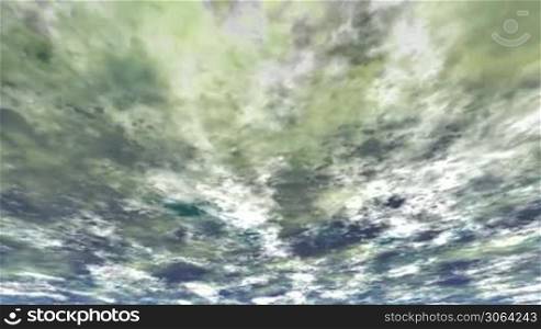 Storm clouds motion background (seamless loop)