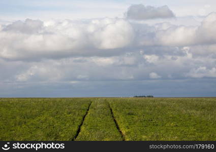 Storm Clouds Saskatchewan Prairie scene Canada Farm