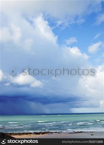 storm heaven and ocean of Andalusia, Spain
