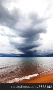 Storm on Tahoe Lake,USA
