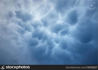 Stormy cloud sky