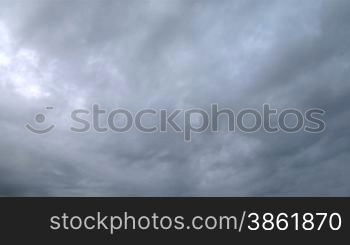 stormy clouds time-lapse