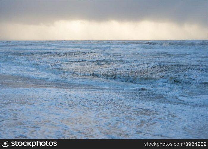 Stormy sea as seen from the beach. Stormy sea as seen from the beach with high waves