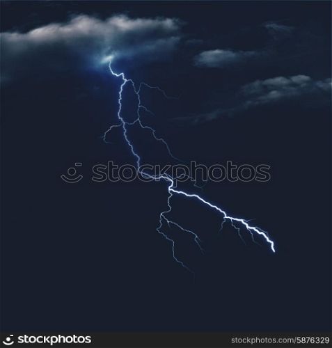 Stormy skies at the night, abstract natural backgrounds