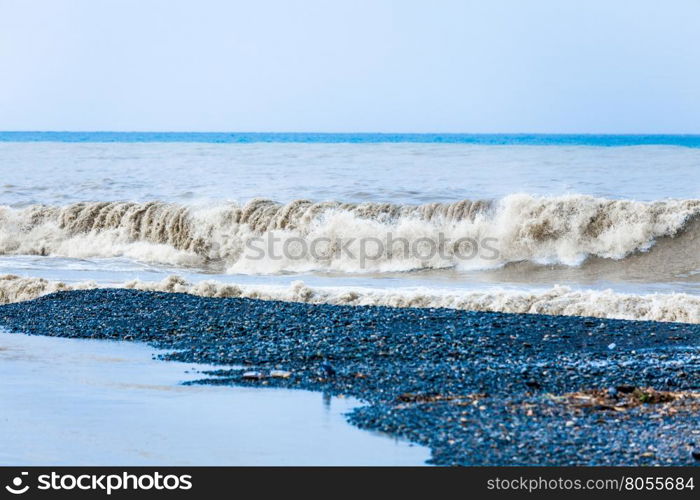 stormy waves