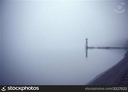 Strange Foggy Pier
