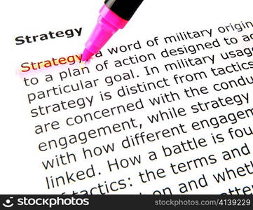 strategy