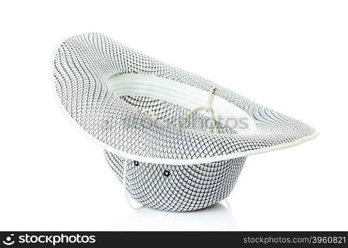 straw hat isolated on white background