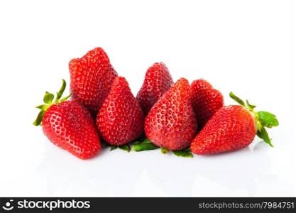 Strawberries Isolated on a white background