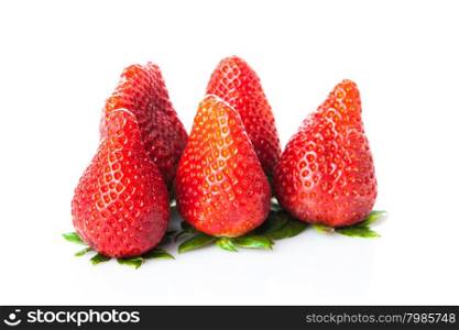 Strawberries Isolated on a white background