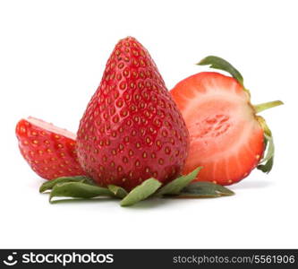 Strawberries isolated on white background