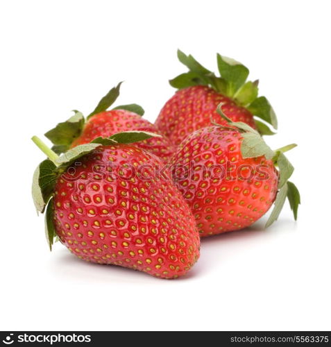 Strawberries isolated on white background