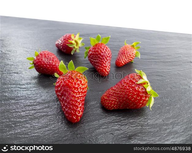 Strawberries on a slate &#xA;