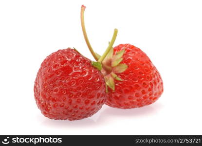 Strawberry. A berry isolated on a white background