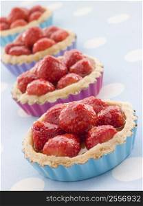 Strawberry Custard Tarts