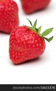 Strawberry. Fresh strawberries on a white background