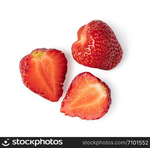 Strawberry isolated on a white background. Strawberry