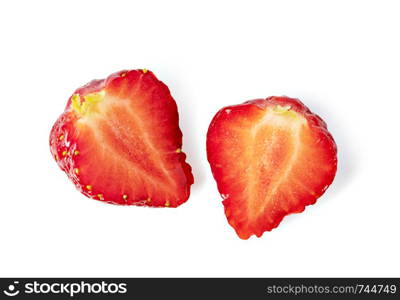 Strawberry isolated on a white background. Strawberry