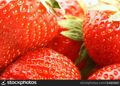 strawberry isolated on white background