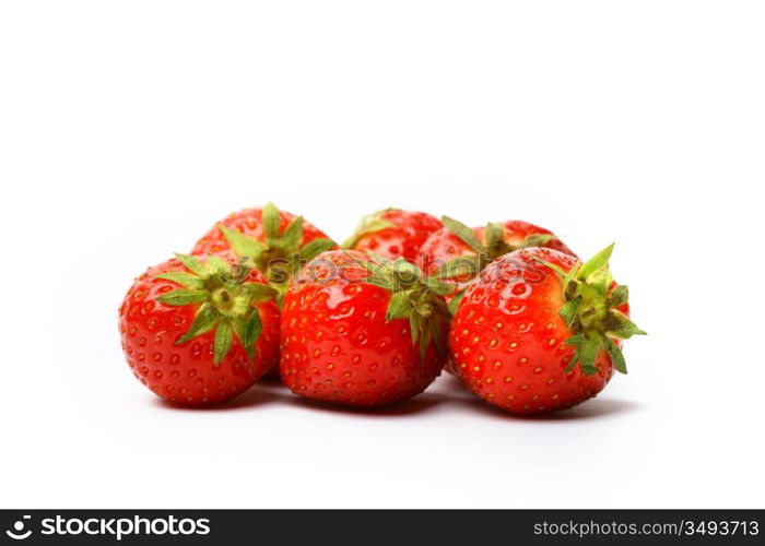 strawberry isolated on white background