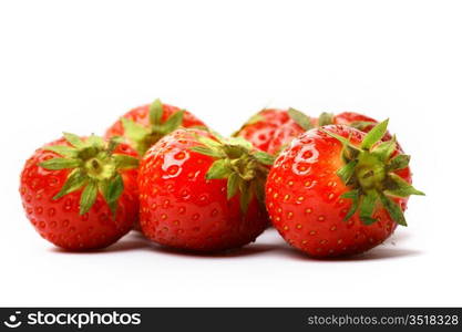 strawberry isolated on white background